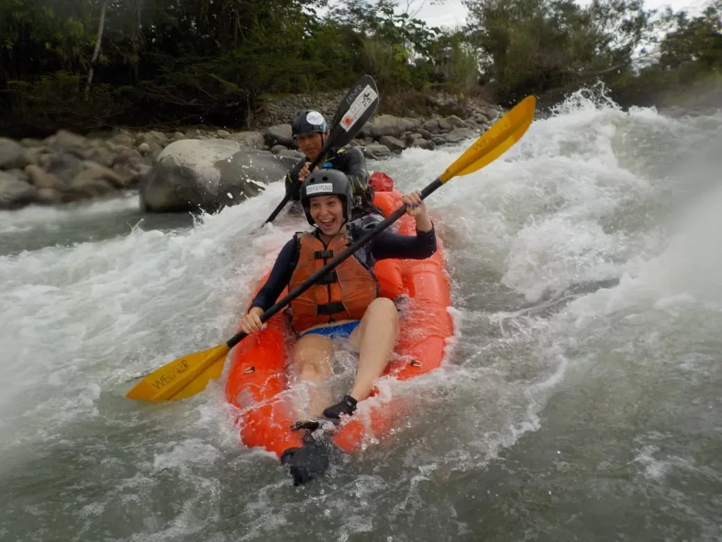 Rafting en los ríos de la Amazonía ecuatoriana